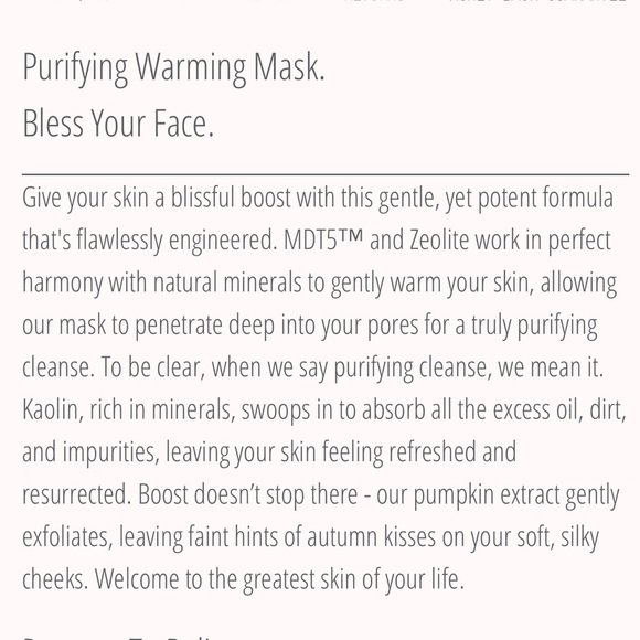 🆕 Warming Anti-Aging Mask. Somme Institute Boost. SEALED. Full Size. NWT. - Picture 6 of 7